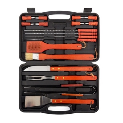 CONJUNTO DE ACESSÓRIOS P CHURRASCO 18X C MALA