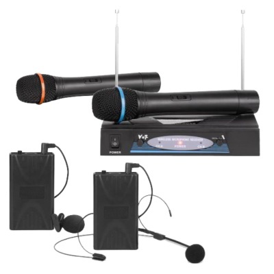 CENTRAL MICROFONE VHF S FIOS 2 CANAIS VHF 210-270MHZ