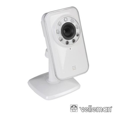 CÂMARA C LIGAÇÃO POR IP C E SEM FIOS A CORES 8 LEDS IR