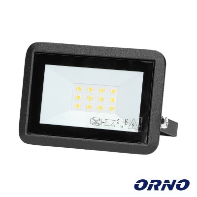 Foco LED 10W 230V 4000k 800lm Preto ORNO