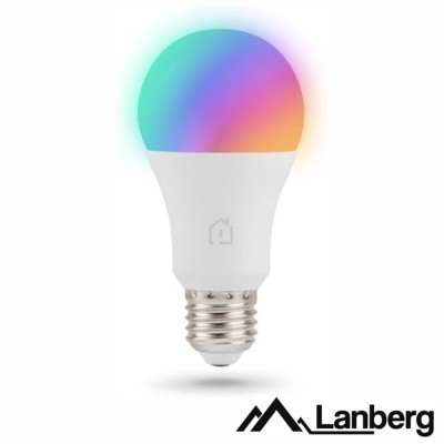 Lâmpada E27 9W LED RGBW 2700K 800lm LANBERG
