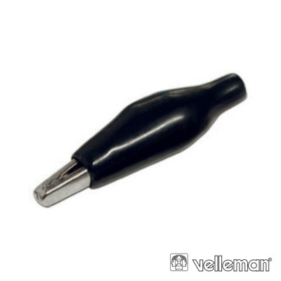 PINÇA CROCODILO 44MM ISOLADA PRETA