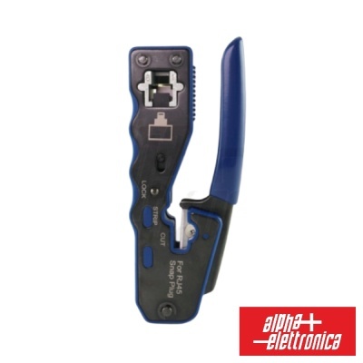 ALICATE DE CRAVAR 8P8CRJ45 PASSANTE ALPHANET