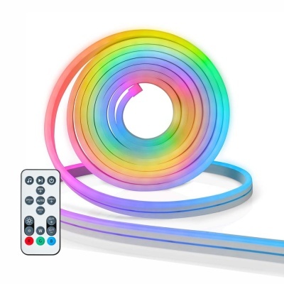 Kit Fita 300 LEDS 5050 RGBW 12V 5m IP65 WIFI Efeito Néon