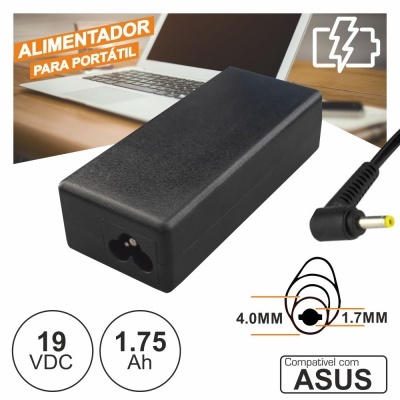 ALIMENTADOR P ASUS 19V 1.75A 33W 4.0X1.7MM
