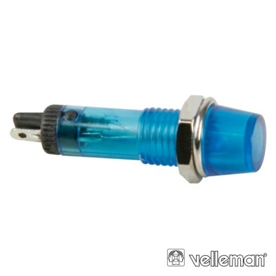 LUZ PILOTO REDONDO AZUL 8MM 220V VELLEMAN