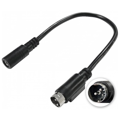 Cabo Adaptador Jack Fêmea p DIN 3P Macho 0.2m