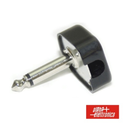 FICHA JACK MACHO 6.35MM 90º MONO