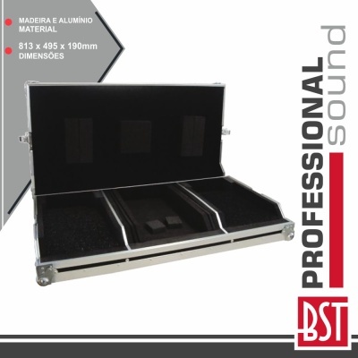 MALA TRANSPORTE DJ P 2 LEITORES 10" E CONTROLADOR 13" BST