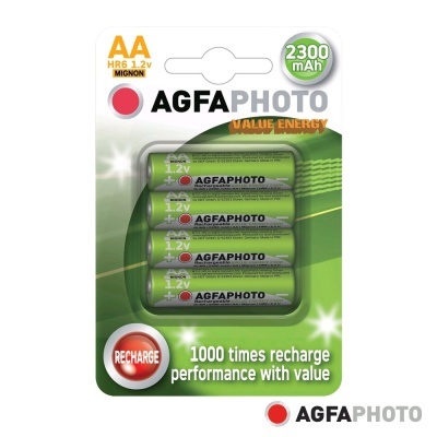Pilha Recarregável AA 1.2V 2300mAh 4x Blister AGFAPHOTO