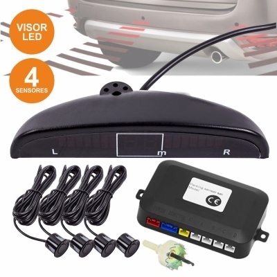 KIT DE ESTACIONAMENTO C 4 SENSORES E VISOR