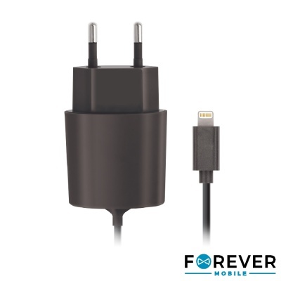 Alimentador Comutado P Iphone 2.1A Preto FOREVER