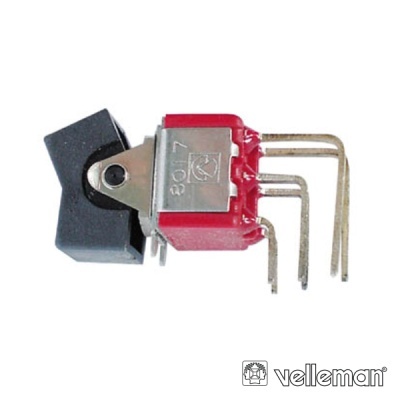 INTERRUPTOR BASCULANTE DPDT 90° VERTICAL CI ON-OFF-ON