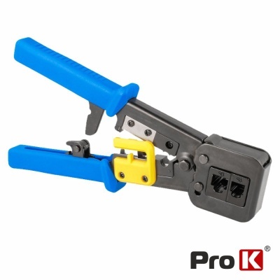 ALICATE DE CRAVAR 6P6C6P4C8P8CRJ12RJ45 PASSANTE PROK