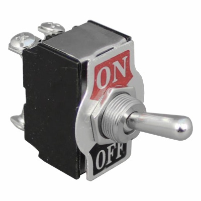 COMUTADOR ALAVANCA DPDT 2P ON-OFF 10A250V MODELO ECONÓMICO