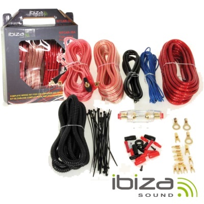 KIT DE CABOS COMPLETO P AMPLIFICADORCOLUNAS 30A IBIZA