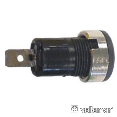 BORNE TERMINAL 4MM PRETO VELLEMAN