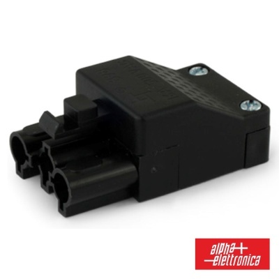 FICHA ALIMENTAÇÂO AC 2P + TERRA MACHO 16A 500V