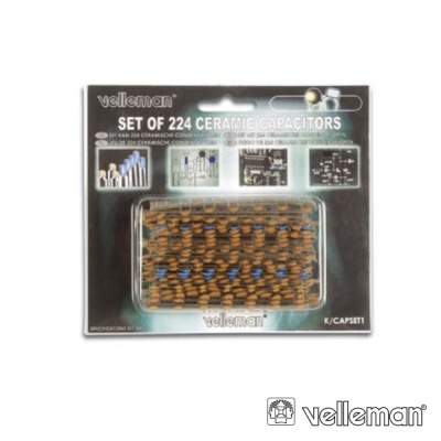 CONJUNTO DE 224 CONDENSADORES CERÂMICOS