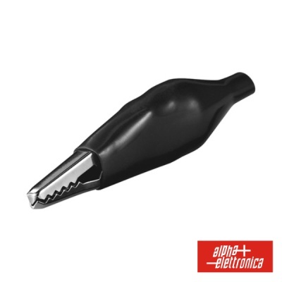 PINÇA CROCODILO 36.5MM ISOLADA PRETA