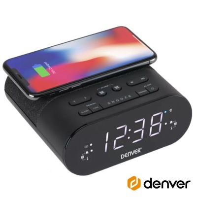 Relógio Despertador FM Digital QI DENVER