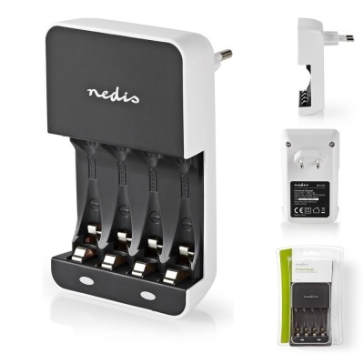 Carregador de Pilhas NiMH AAAAA NEDIS