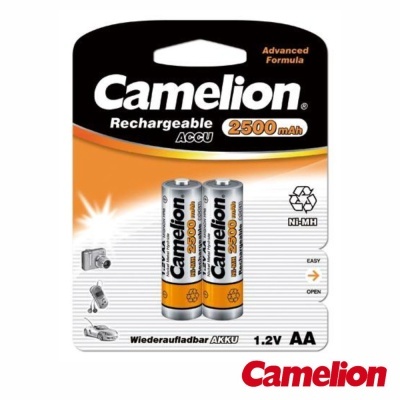 Bateria Ni-Mh AA 1.2V 2500mAh 2x Blister CAMELION