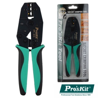 ALICATE DE CRAVAR TERMINAIS NÃO ISOLADOS 220MM PROSKIT