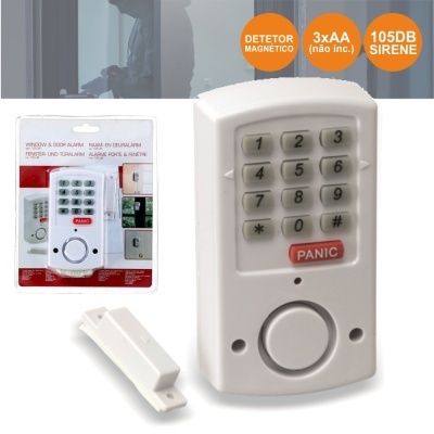 ALARME DE JANELA COM CODIGO