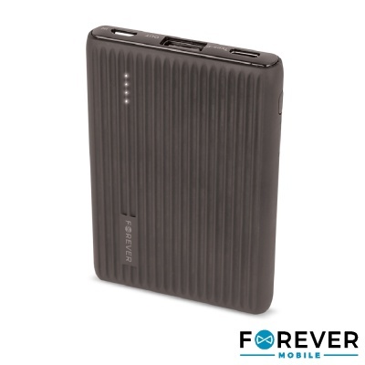 POWERBANK 5000MA C FICHA MICRO USB 2USB FOREVER
