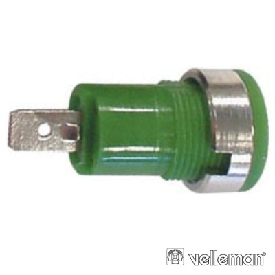 BORNE TERMINAL 4MM VERDE VELLEMAN