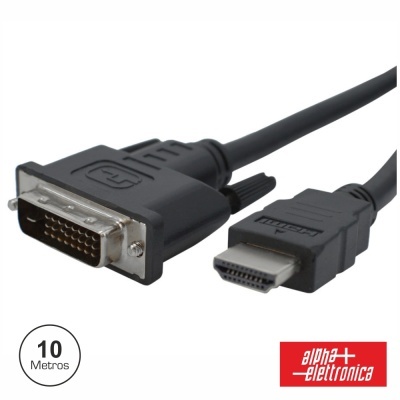 CABO HDMI MACHO  DVI-D DUAL LINK MACHO 10M
