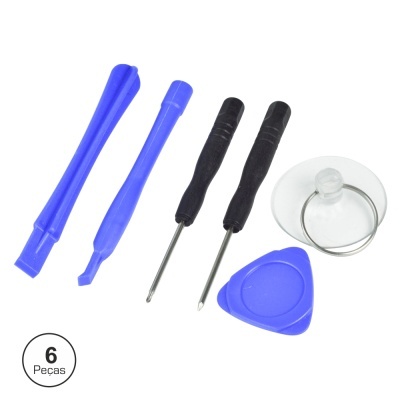 CONJUNTO DE FERRAMENTAS MANUTENÇÃO TELEMÓVEIS 6X