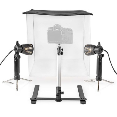 Estúdio Fotografia Portátil C Iluminação LED NEDIS