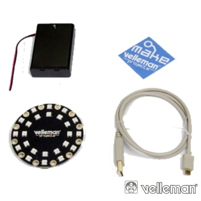 MÓDULO 24 LEDS RGB P ARDUINO ATMEGA32U4 VELLEMAN