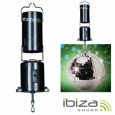 Dispositivo para girar bola de espelhos com marca 'ibiza SOUND'