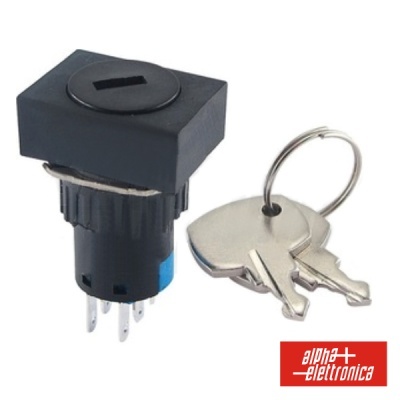 INTERRUPTOR C CHAVE DE 2 CIRCUITOS 230V 2NO-2NC RECTANGULAR