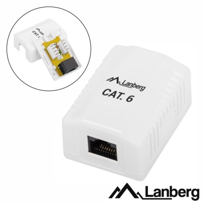 Tomada de Superfície RJ45 C 1 Saída LANBERG
