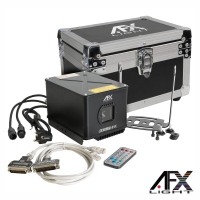 Laser RGB 5000mW ILDADMX IP65 C Mala Transporte AFXLIGHT