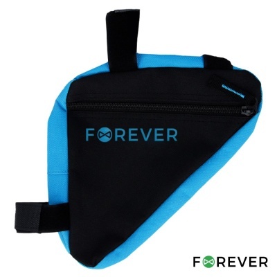 Bolsa de Bicicleta P Quadro Preta E Azul FOREVER