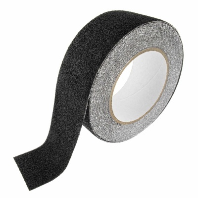 Rolo de fita adesiva antiderrapante preta