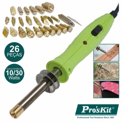 FERRO DE SOLDAR 10-30W PMADEIRAS E TECIDOS PROSKIT