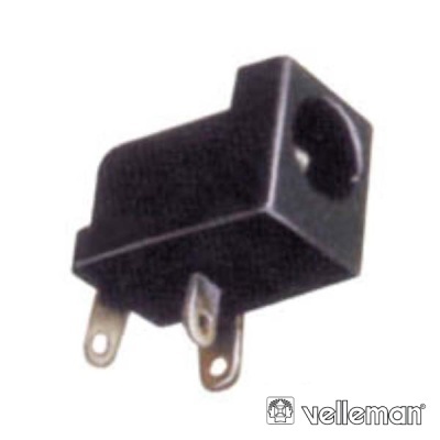 FICHA ALIMENTAÇÃO DC MACHO Ø2.5x5.5MM PAINEL VELLEMAN