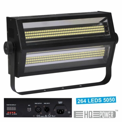 ESTROBOSCÓPIO C 264 LEDS 5050 120W DMX HQ POWER