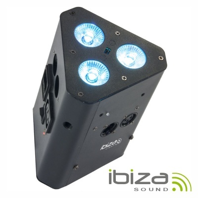 Projetor Par C 3 LEDS 4W RGBW DMX IBIZA