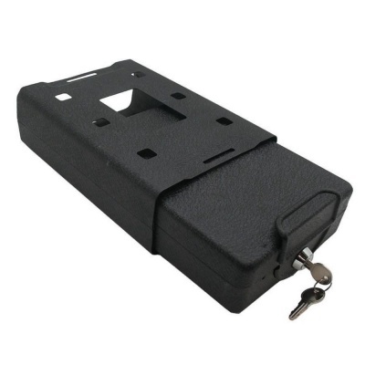 Cofre Portátil C Cabo Segurança Preto 10x16x22cm