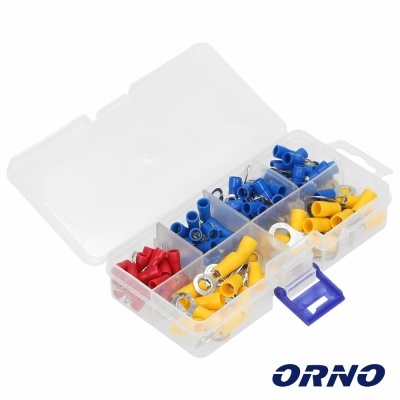 Conjunto de 120 Terminais Redondos ORNO