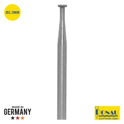 Broca metálica prateada 2.3MM Made in Germany Donau Elekronik GmbH