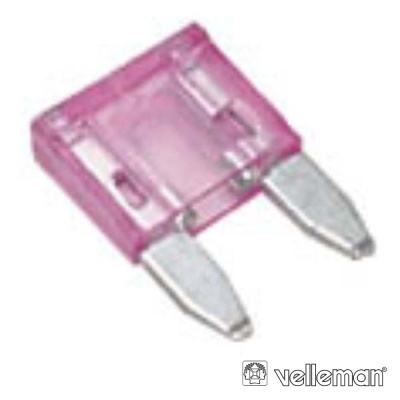 FUSÍVEL DE AUTOMÓVEL MINI 3A VIOLETA VELLEMAN