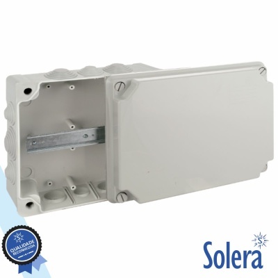 Caixa De Derivação Estanque C 12 Cones 310x240x125mm SOLERA